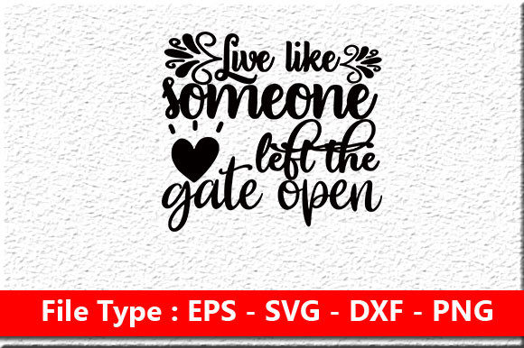 Dog SVG Design: Live Like Someone