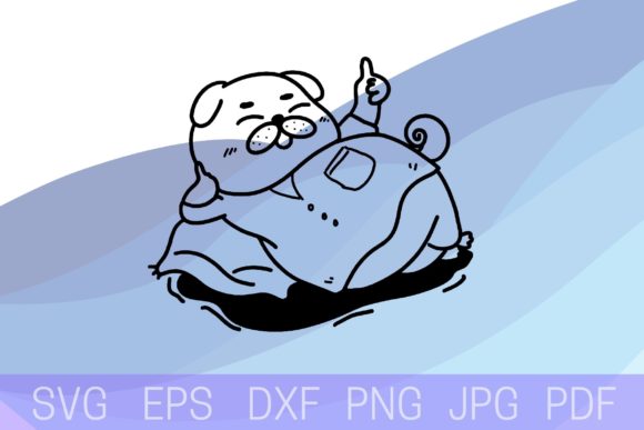 Kawaii Cute Dog SVG, Kawaii Cartoon SVG