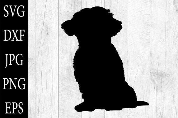 Shih Tzu Dog Silhouette SVG